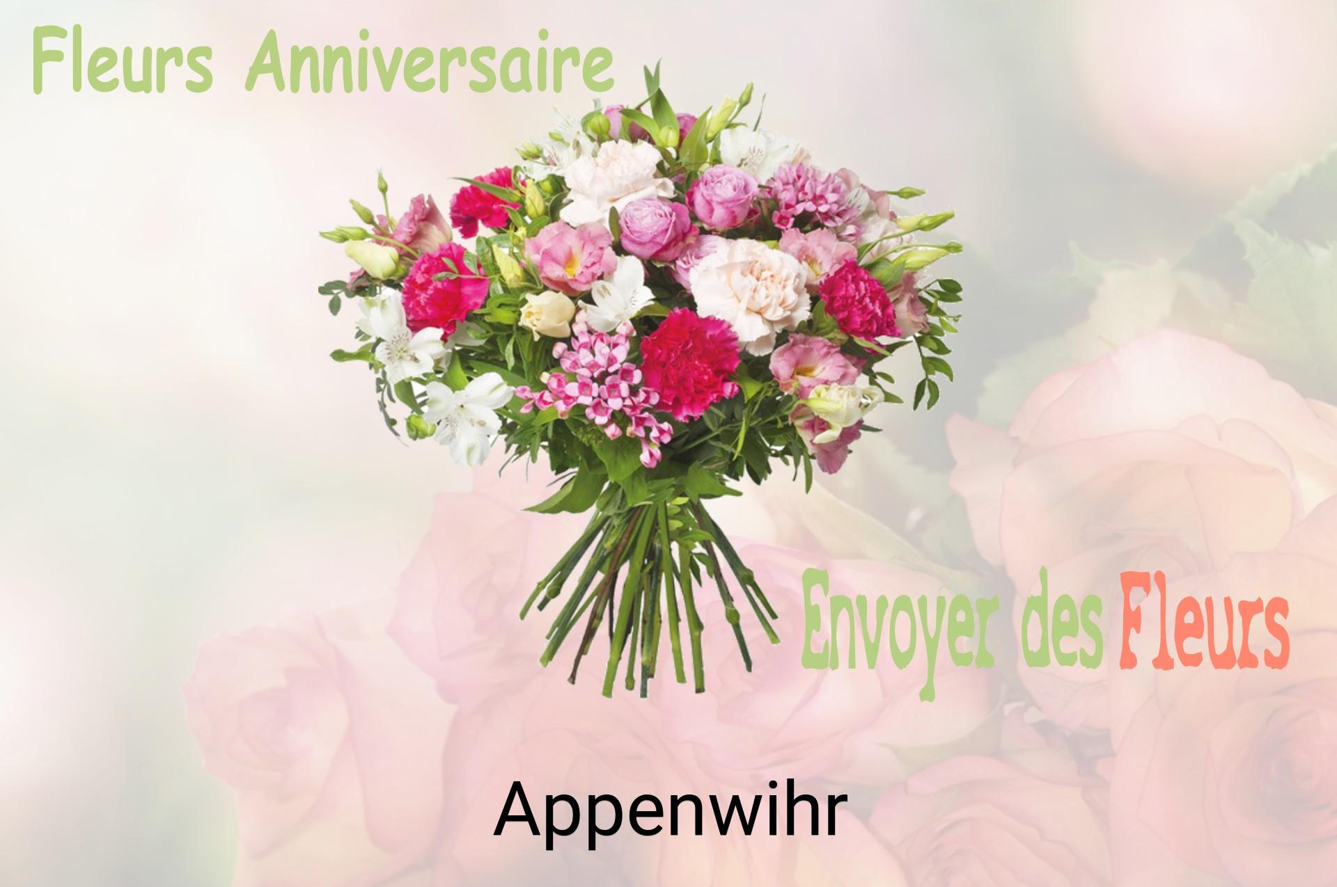 Bouquet de fleurs d’anniversaire livré à Appenwihr