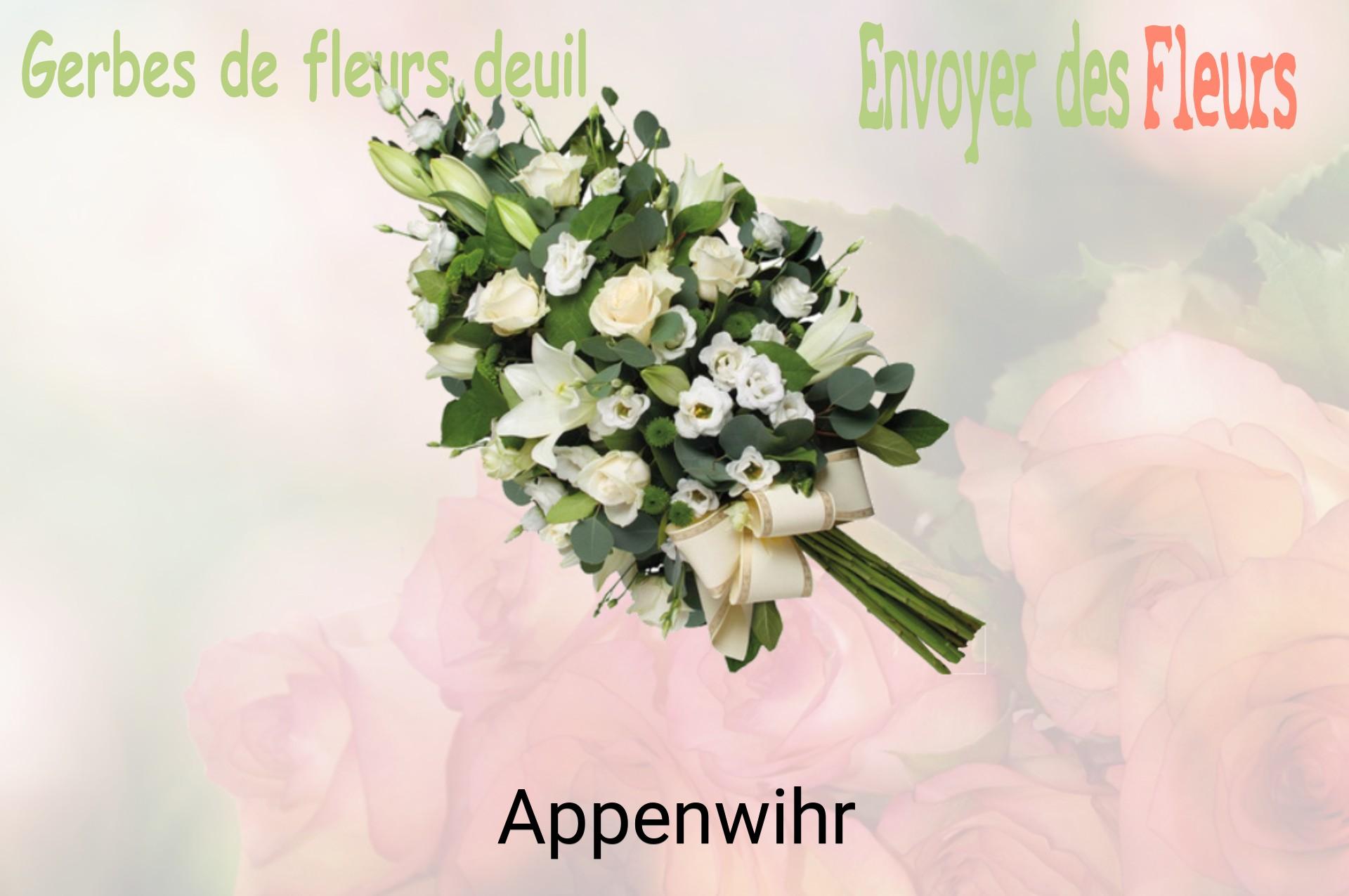 Gerbe de fleurs de deuil livrée à Appenwihr